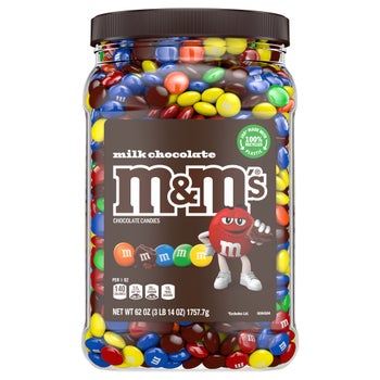 M&M's Milk Chocolate Candy, 62 oz Jar   xxxxxCO