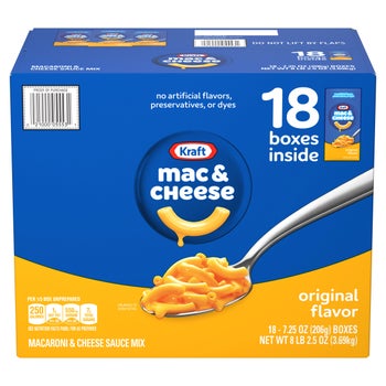 Kraft, Macaroni & Cheese Dinner, 7.25 oz, 18-Count    xxxxxCO