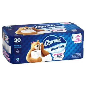 Charmin Ultra Soft Bath Tissue, 2-Ply, 213 Sheets, 30 Rolls   xxxxxCO