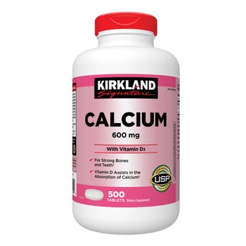 Kirkland Signature Calcium 600 mg. with Vitamin D3, 500 Tablets   xxxxxCO