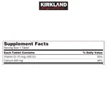 Kirkland Signature Calcium 600 mg. with Vitamin D3, 500 Tablets   xxxxxCO