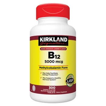 Kirkland Signature Quick Dissolve B-12 5000 mcg., 300 Tablets  xxxxxCO