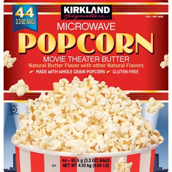 Kirkland Signature Microwave Popcorn, 3.3 oz, 44-count   xxxxxCO