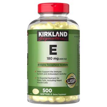 Kirkland Signature Vitamin E 180 mg., 500 Softgels   xxxxxCO