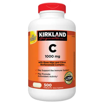 Kirkland Signature Vitamin C 1000 mg., 500 Tablets  xxxxxCO