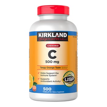 Kirkland Signature Chewable Vitamin C 500 mg., 500 Tablets   xxxxxCO