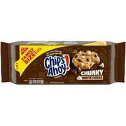 CHIPS AHOY! Chunky White Fudge Chocolate Chunk Cookies, Family Size, 18 oz