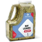 Dependable Food Bay Leaves Natural Laurel Herbs Spices and Seasoning, 1 Lb Bulk Jar