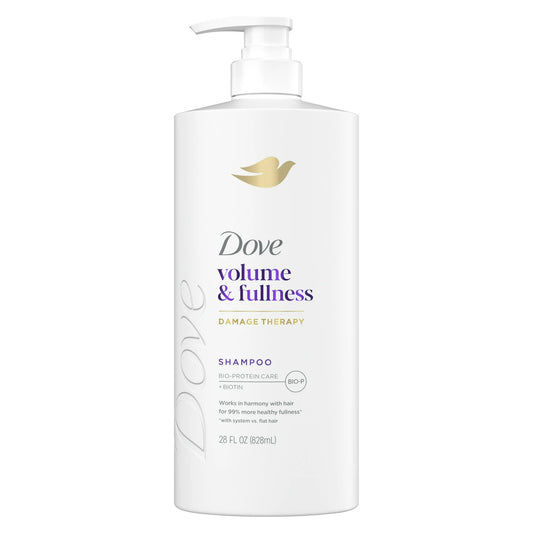 Dove Shampoo for Women Volume & Fullness with Bio-Protein Care Technology and Biotin, 28 oz