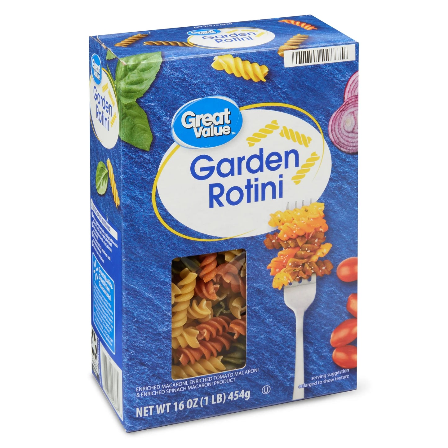 Great Value Garden Rotini Pasta, 16 oz