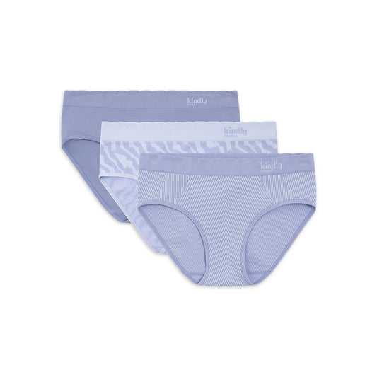 Kindly Yours Women's Seamless Hipster Underwear 3-Pack, Sizes XS to XXXL