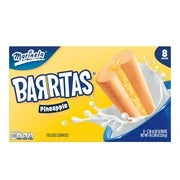 Marinela Barritas Piña Filled Cookies, 8 packs, Pineapple Cookie Bars, 18.88 oz Multipack