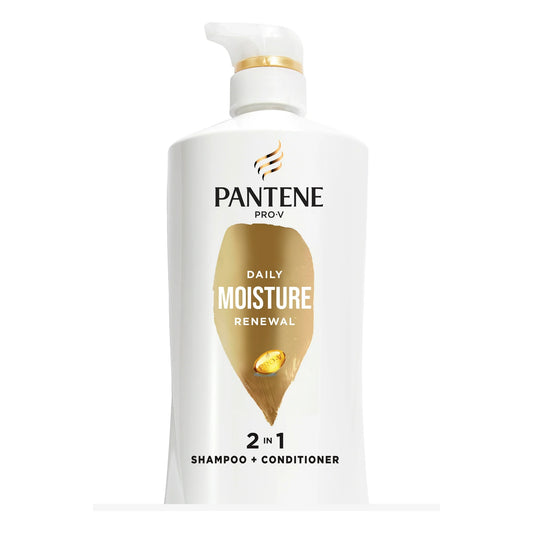 Pantene Pro-V Daily Moisture Renewal 2 in 1 Moisturizing Shampoo and Conditioner, 27.7 fl oz