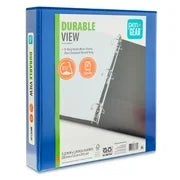 Pen+Gear Durable View 1.5-inch, D-Ring Binder, Blue
