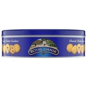 ROYAL DANSK Danish Butter Cookie Selection, 12oz Tin – Authentic Assortment of Original Butter Cookies Made with Real Butter, No Preservatives or Artificial Colors, Perfect for Sharing