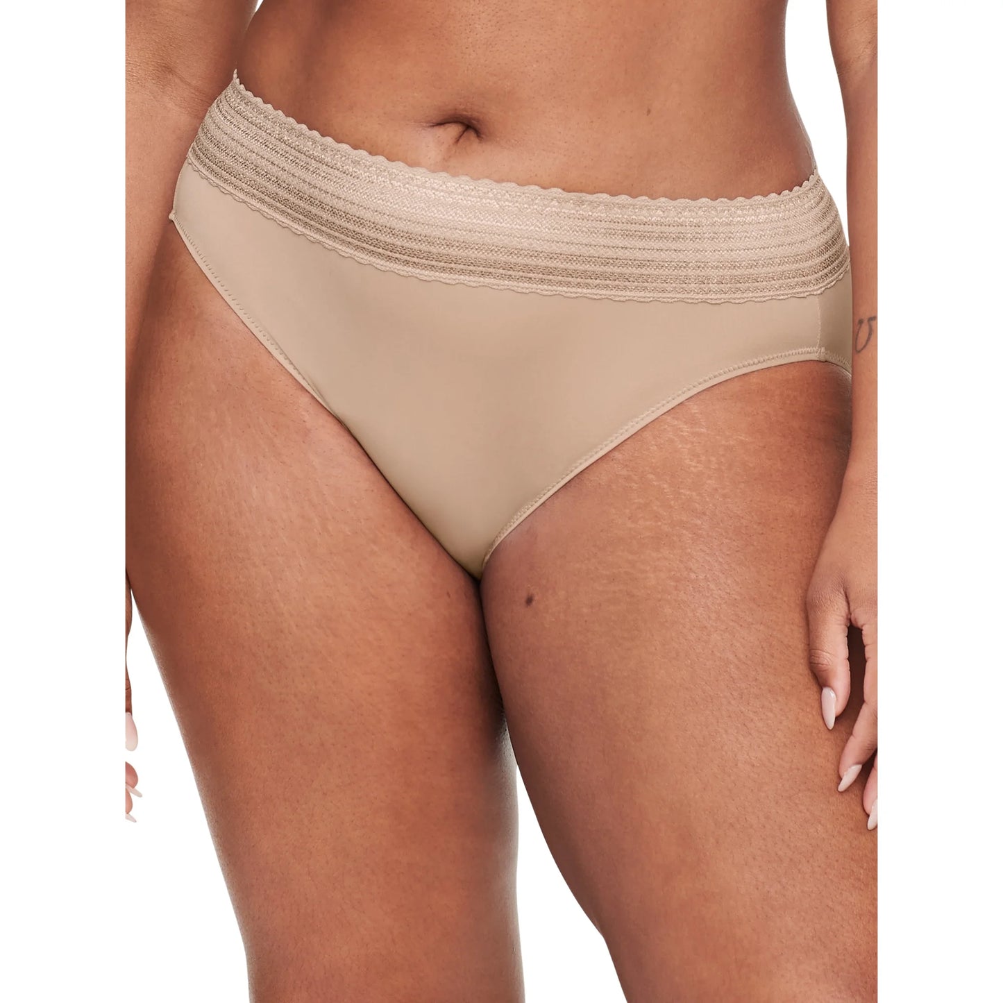 Warners® Blissful Benefits Dig-Free Comfort Waistband with Lace Microfiber Hi-Cut 3-Pack 5109W